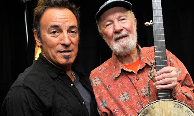 Bruce Springsteen va editar un àlbum en homenatge a Pete Seeguer el 2006 (foto: Steve Earle)