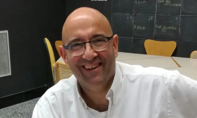 El Xavi Artal, activista cultural a l'Ateneu i en altres accions que es desenvolupen a Nou Barris