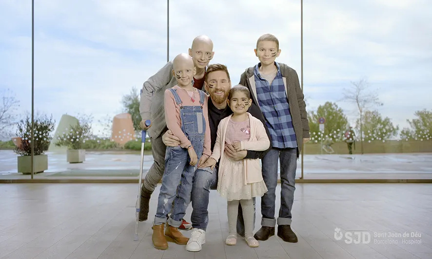 Leo Messi, imatge de la campanya, ha emplaçat a la resta del món a fer un senzill gest: pintar-se la cara com els guerrers. (Font: paralosvalientes.com)