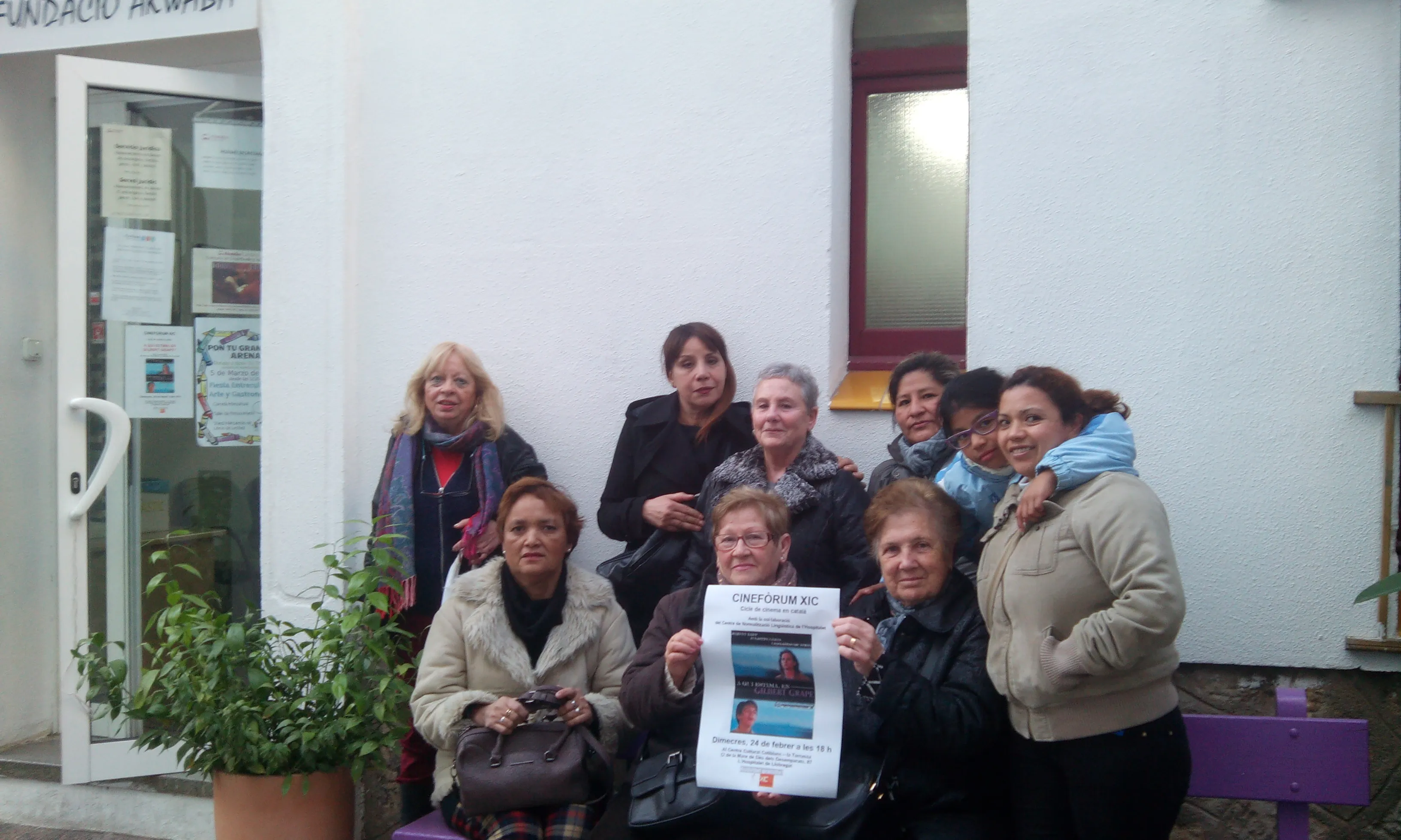 Activitat cinefòrum Punt Òmnia - Foto: Fundació Akwaba