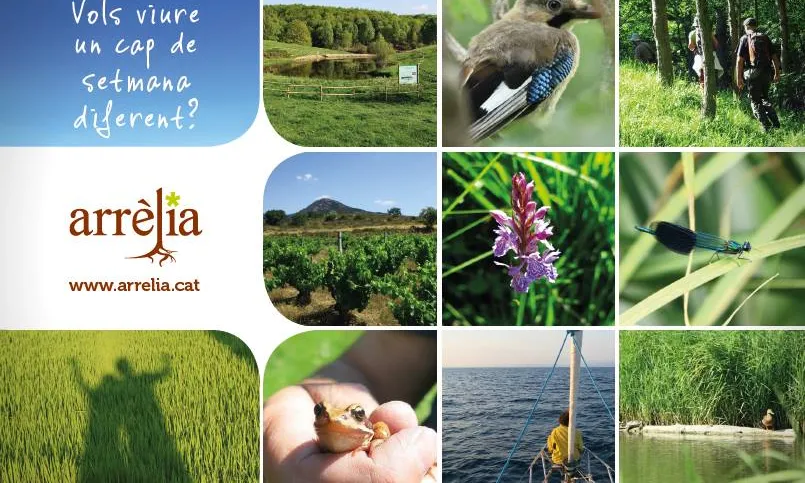Arrelia és una iniciativa amb la finalitat que l'ecoturisme esdevingui una font de recursos per a les entitats ambientals dedicades a la custòdia del territori  (imatge:Arrelia.cat) 