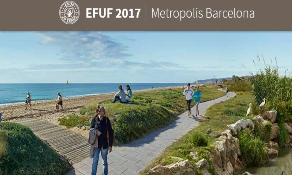 Les infraestructures verdes agafen protagonisme en la visió de la ciutat del segle XXI (imatge: efuf2017.amb.cat)