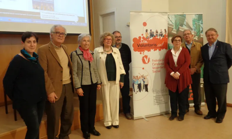 Acte d'entrega del 7è Concurs de Relats de Voluntariat Social a Lleida