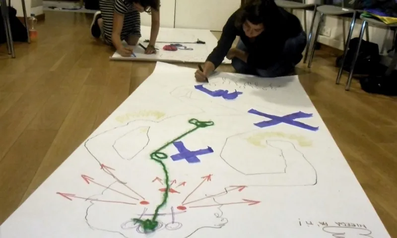 Un dels tallers en el marc del projecte