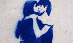 Imatge del GIF de la crida "Sóc lesbiana. Sóc visible". Font: Plana web de Xarxa Feminista
