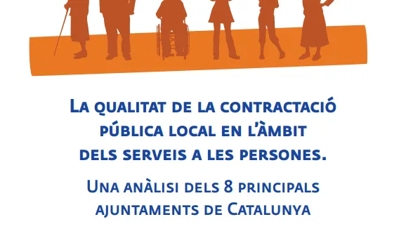 La portada de l'informe de la Taula del Tercer Sector. Font: Taula del Tercer Secto
