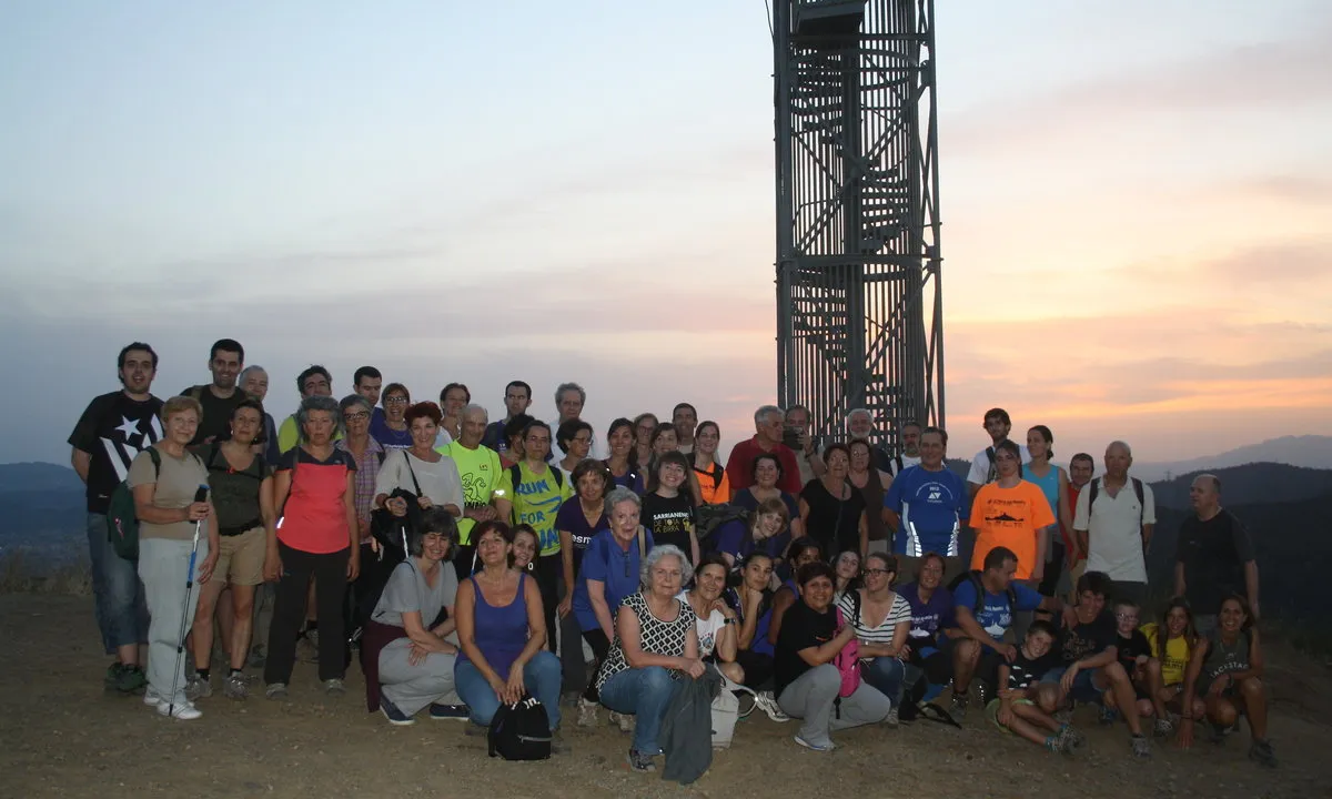 Sarrianejant a Collserola.
