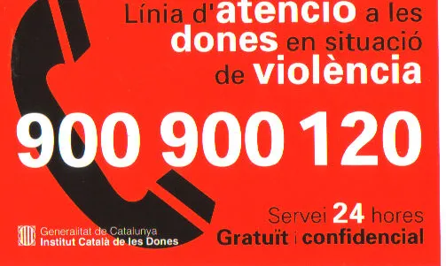 Les dones que necessiten suport poden trucar al 900 900 120. Font: ICD