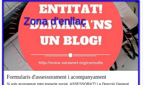 Si pengeu un enllaç a Facebook, la xarxa social us proposa una publicació, amb una imatge i un text. Tota aquesta proposta, enllaça a l'enllaç que pengeu. 