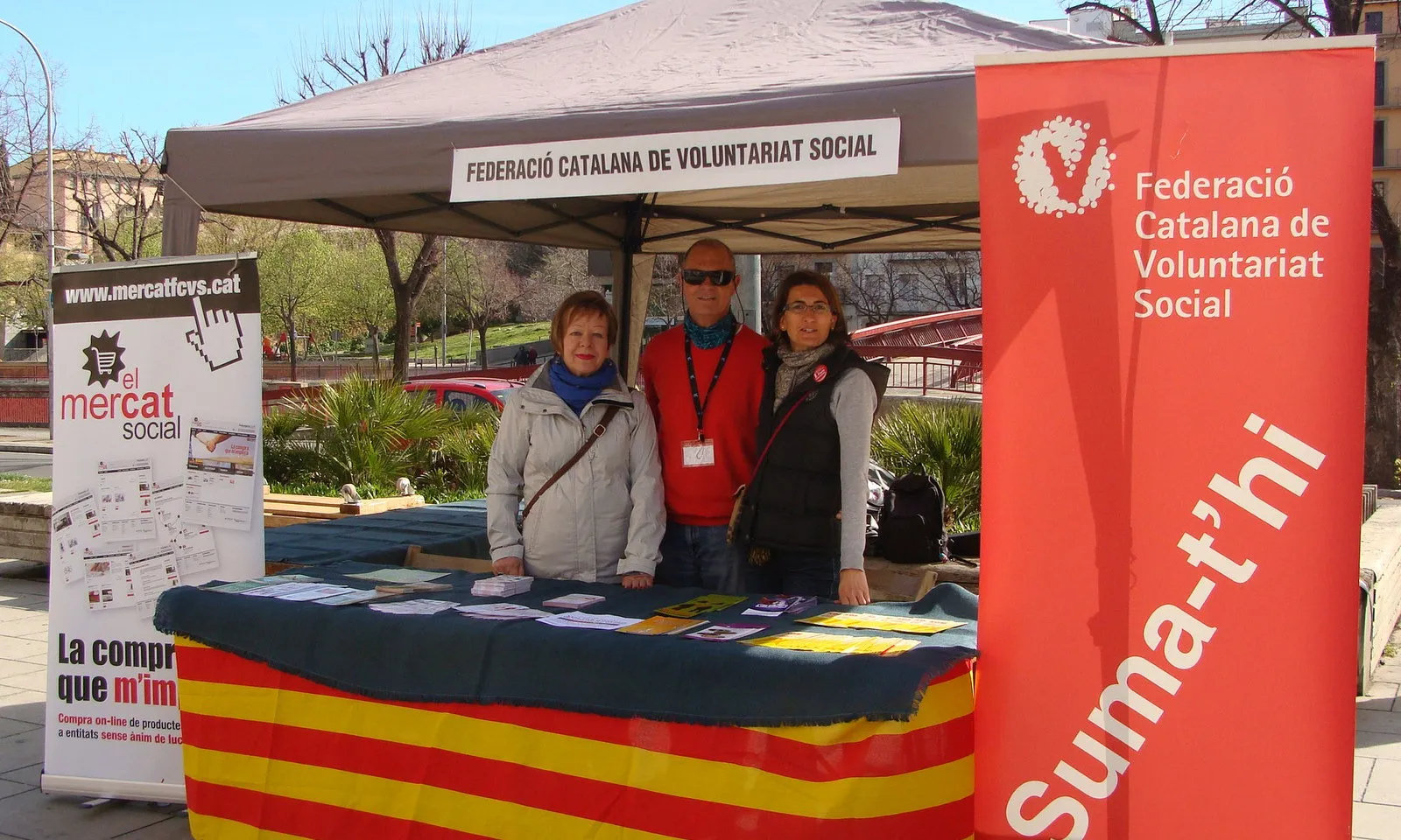 L'estand de la FCVS a la Fira d'Entitats de Girona 2016