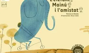 Portada del Llibre "L'elefant Mainú i l'amistat"