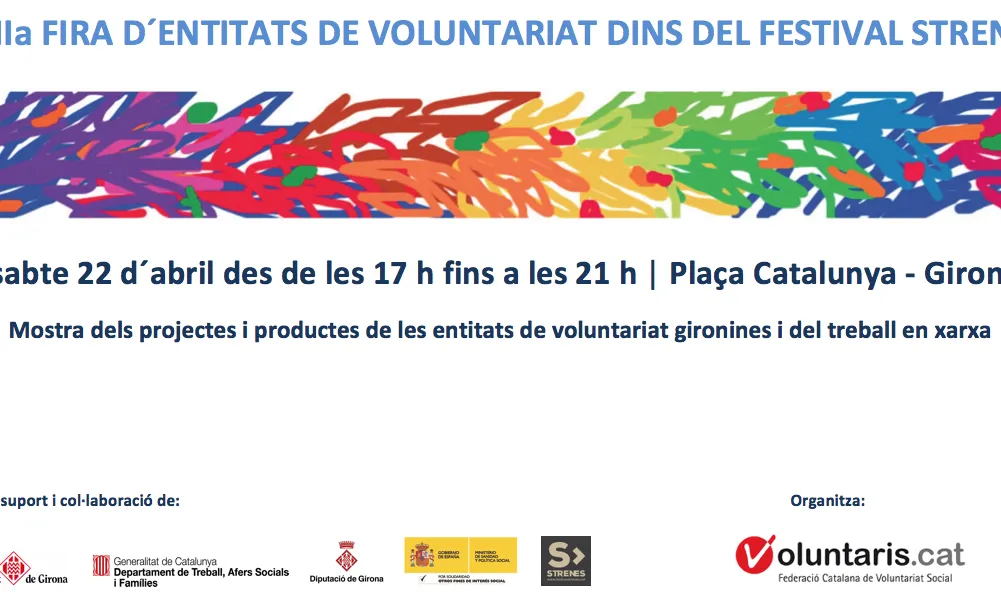 XVII Fira d’entitats de voluntariat de Girona