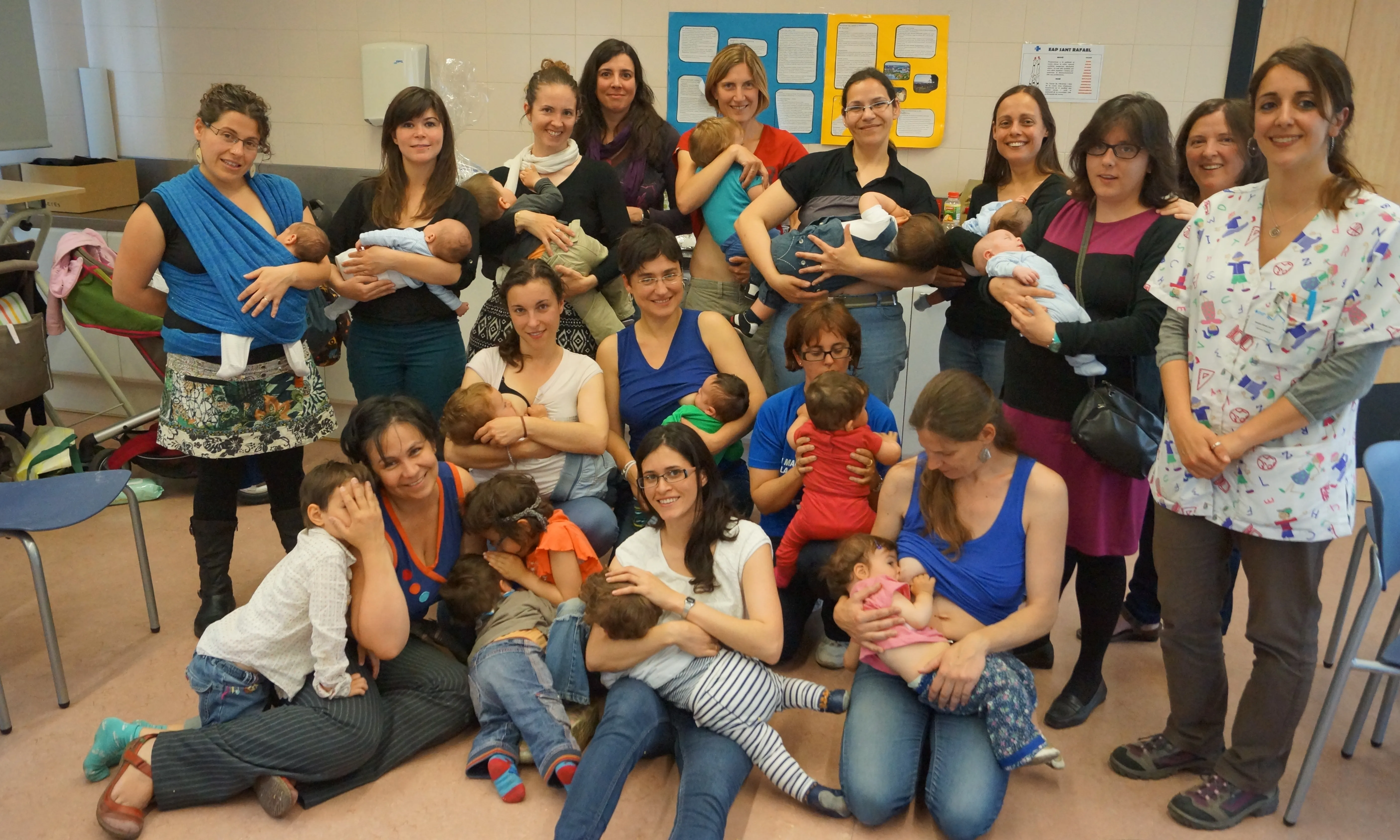 Foto de grup del grup de lactància del CAP Sant Rafael