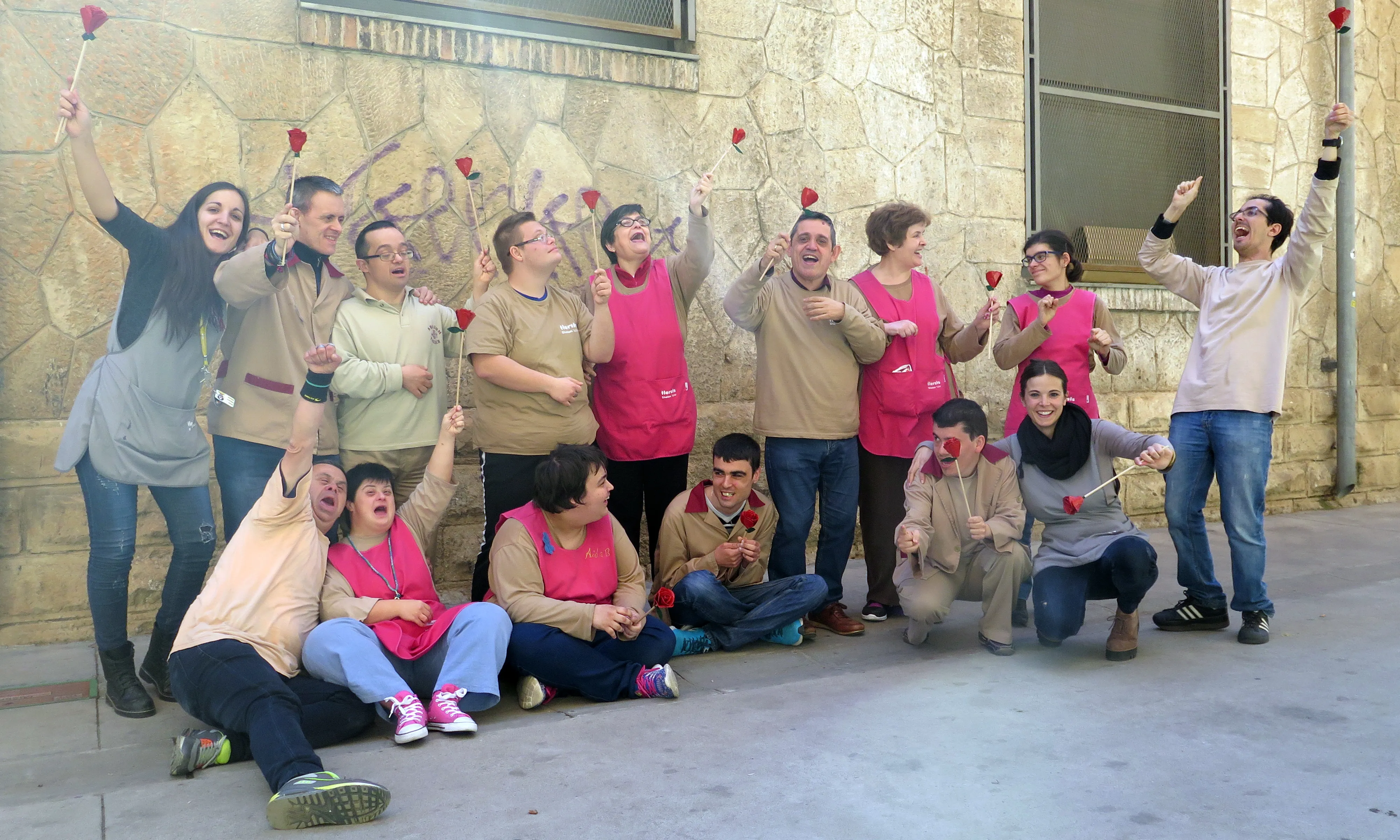 300 #rosesambsomriure per la diada de Sant Jordi - Foto: ILERSIS