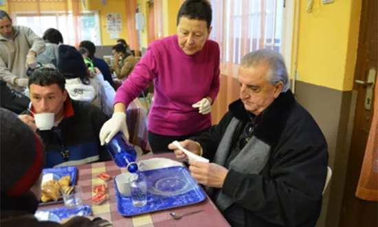 El Caliu és un centre d'acollida i un menjador social 