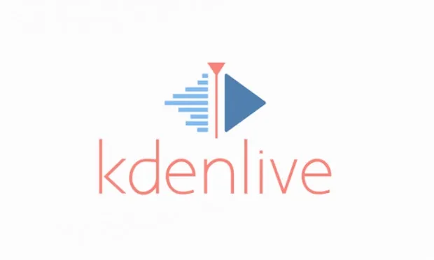 Logotip de Kdenlive, eina edició vídeo. 