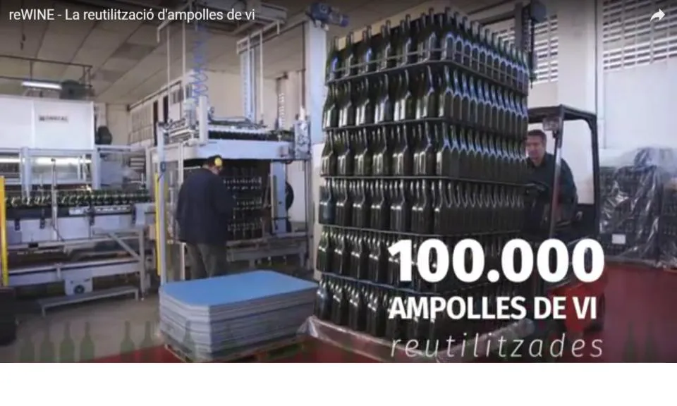 L'objectiu de Rewine és recuperar 100.000 ampolles fins al 2019 