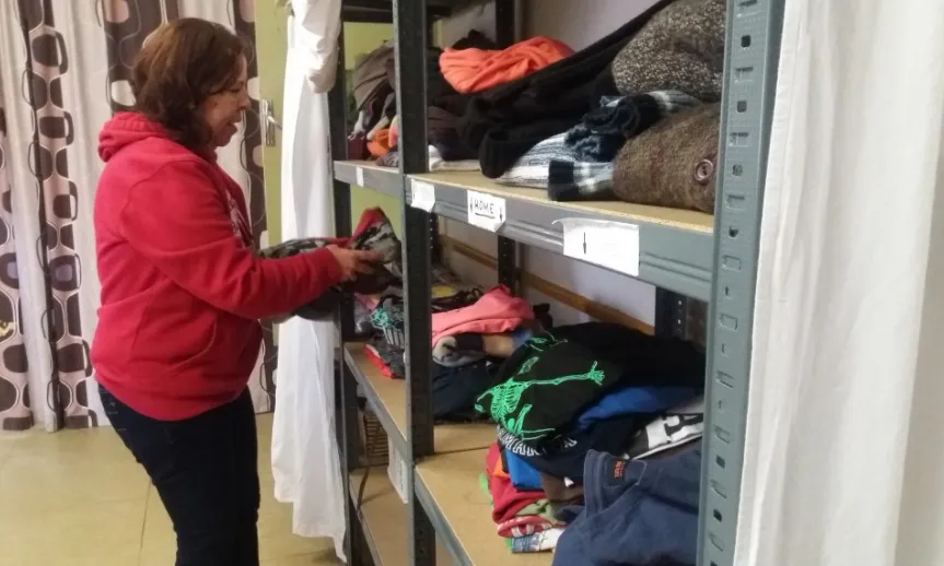 El centre El Caliu també ofereix un servei de rober a les persones que ho necessiten