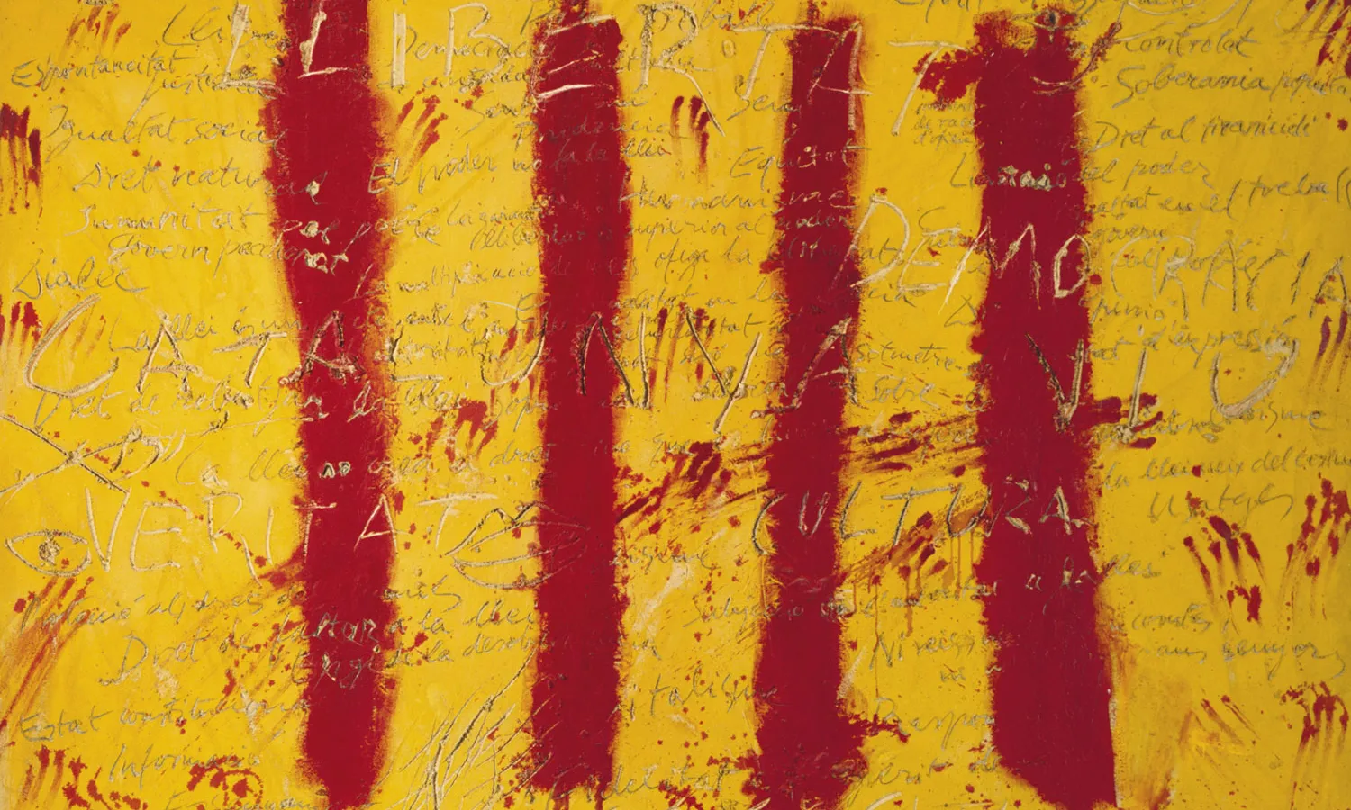 'L'esperit català', del pintor Antoni Tàpies. Font: Antoni Tàpies