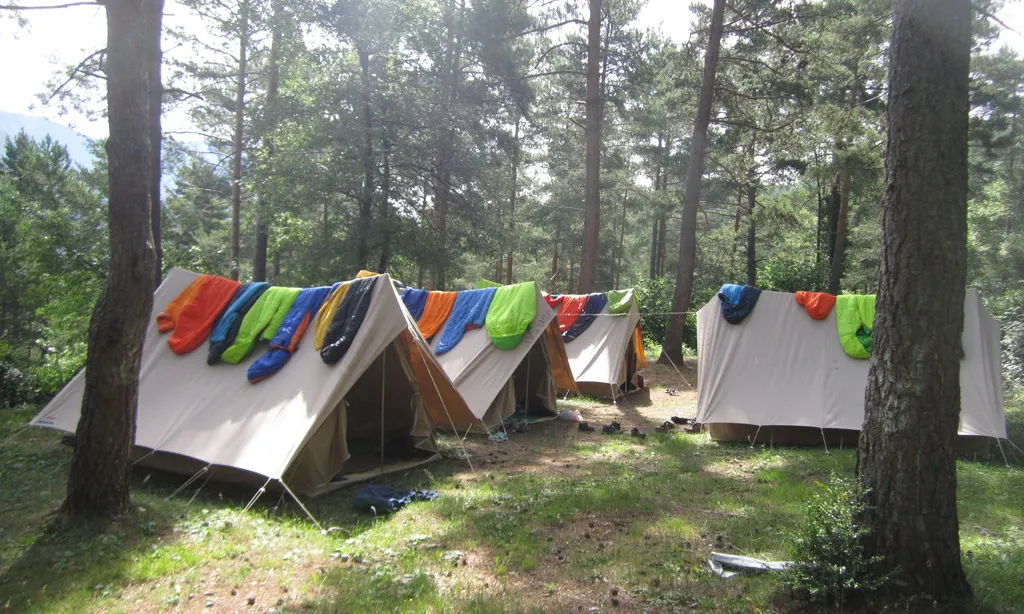 Campament a Sant Joan de l'Avellanet