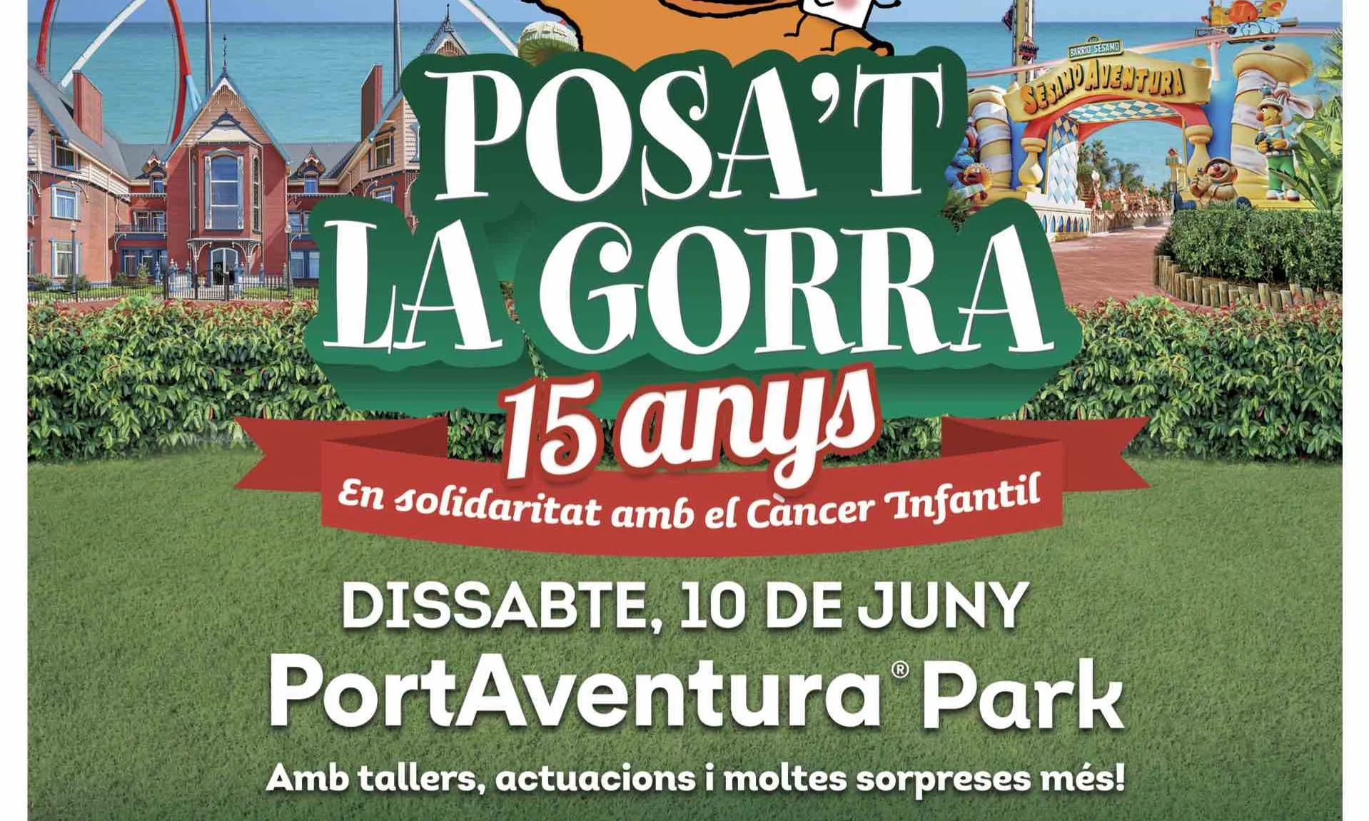 Cartell de la 15a edició del Posa't la Gorra!