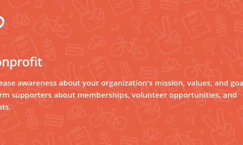 La categoria Nonprofits de Mailchimp ofereix diverses possibilitats.