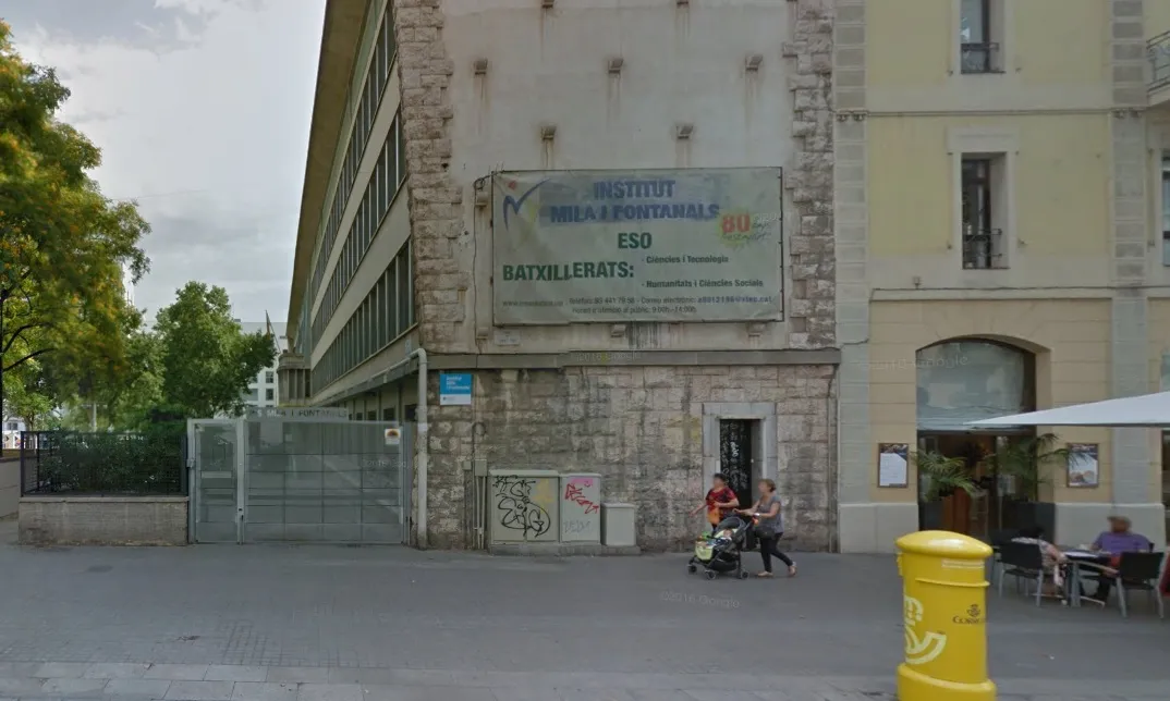 Institut Milà i Fontanals, espai on se celebraran les jornades.