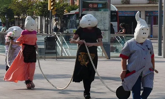 Acció teatral al carrer