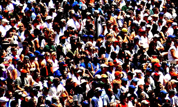 Persones en un concert