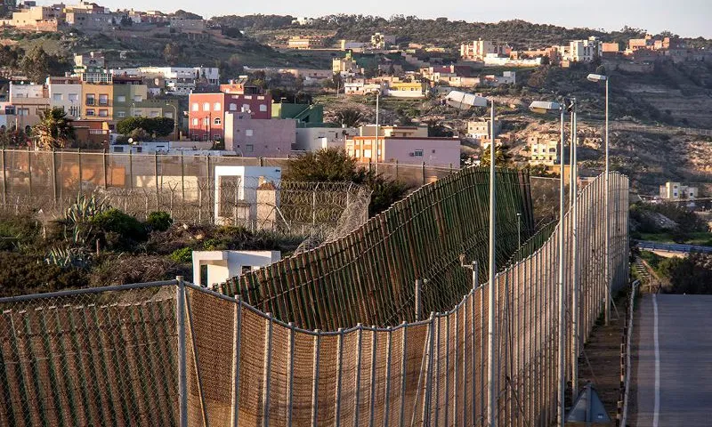 Una de les valles que separen els territoris espanyol i marroquí
