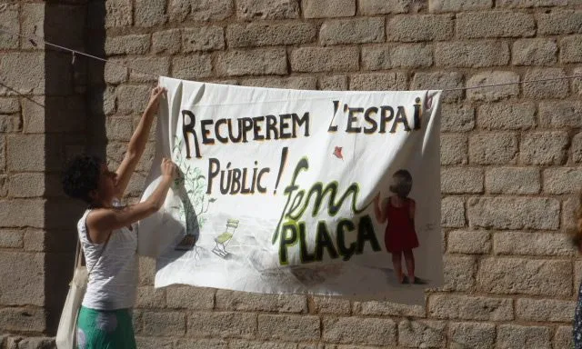 Projecte Fem Plaça de l'AV Casc Antic i altres col·lectius, guardonat amb el premi de votació popular a la primera edició dels (Re)coneixements veïnals