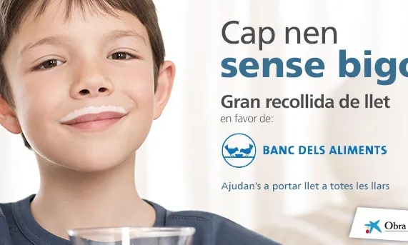 Campanya de recollida de llet "Cap nen sense bigoti"