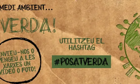 Campanya #PosatVerda del Consell de la Joventut de Barcelona per Dia del Medi Ambient