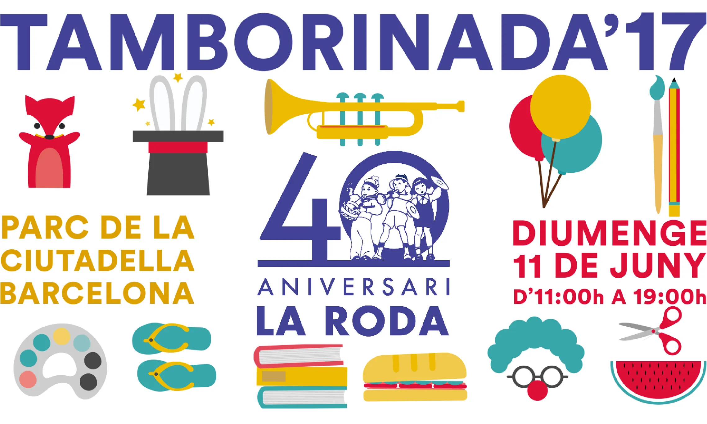 Cartell de la 40a edició de la Tamborinada