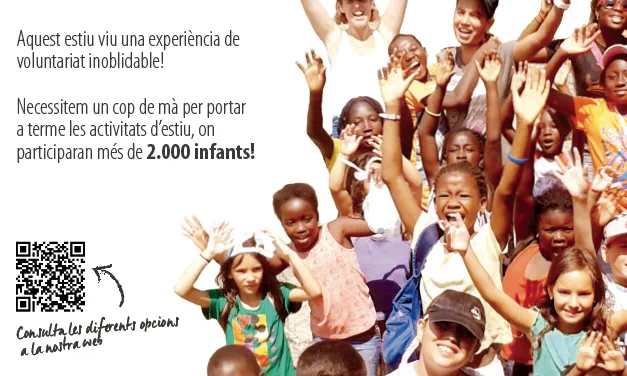 El Casal dels Infants fa una crida per aconseguir 500 persones voluntàries per les vacances d’estiu.
