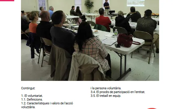 Curs d'iniciació al Voluntariat a Lleida