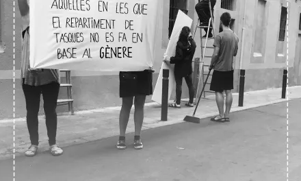 Cartell de la campanya "Inundem Gràcia de feminisme"