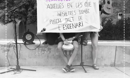 Cartell de la campanya "Inundem Gràcia de feminisme"