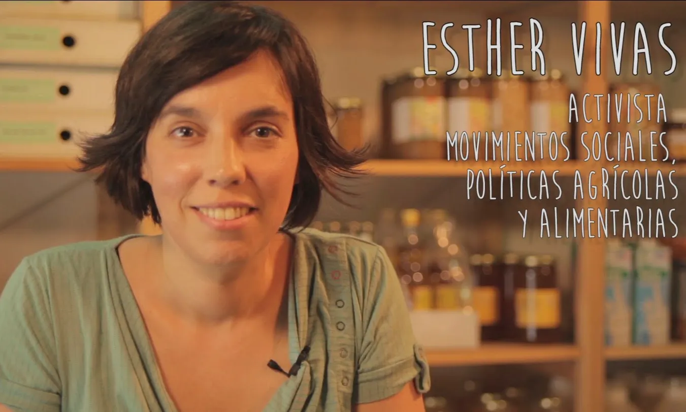 Esther Vivas és periodista especialitzada en mercats agroalimentaris 