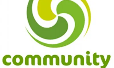 Logo de Community Windpower, principal cooperativa d'energia eòlica del Regne Unit.