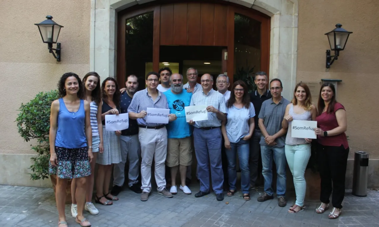 Equip de treball dels serveis centrals dels Salesians a Catalunya on té la seu l'ONGD Vols.
