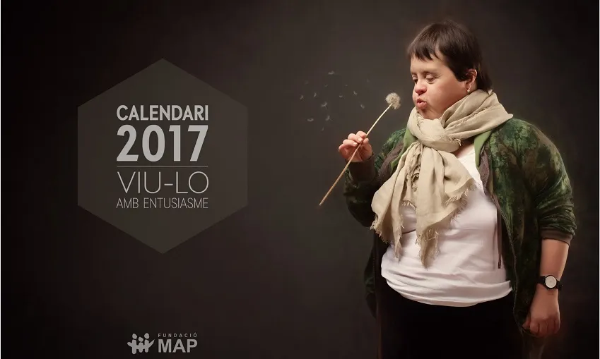 La portada del calendari que han venut des de la Fundació per recaptar fons