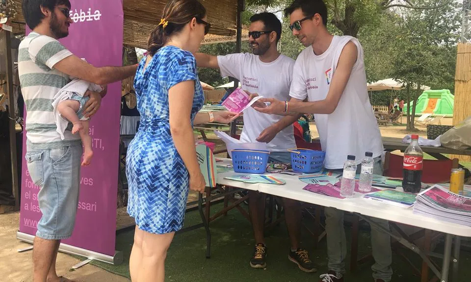 Estand de l'OCH al Brunch-in the Park Barcelona