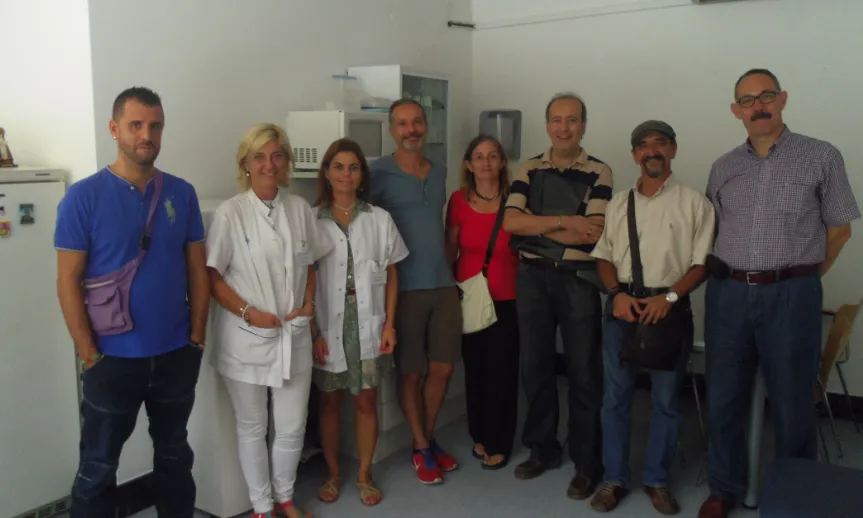 Grup de persones voluntàries que han participat en el projecte Grans Actius al CAP Manso