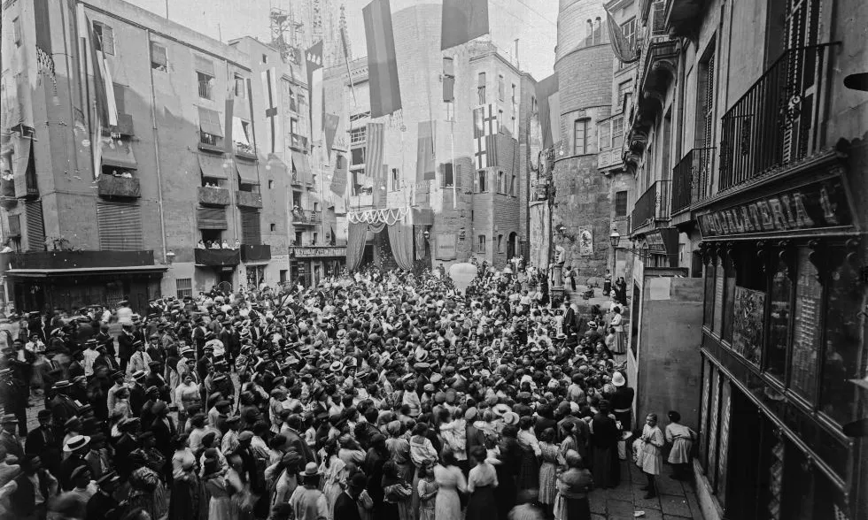 Imatge antiga de les Festes de Sant Roc