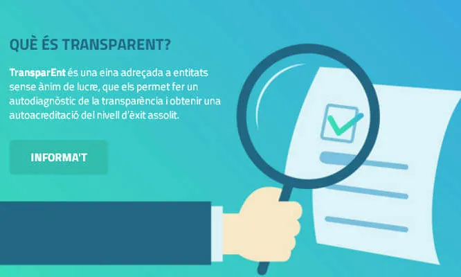 El Govern català continurà promovent la plataforma TransparENT per ajudar a les entitats a complir la normativa.