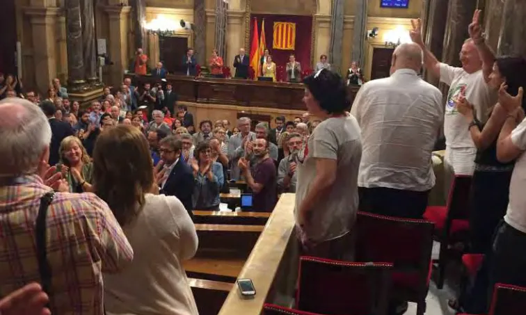 Aprovació de la RGC al Parlament el 12 de juliol de 2017