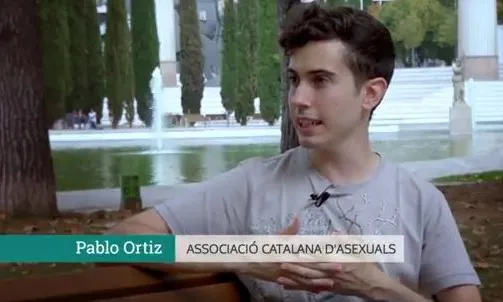 Pablo Ortiz, membre de l'Associació Catalana d'Asexuals