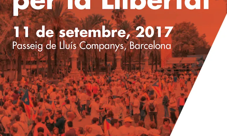 Cartell Festa per la llibertat 11 setembre