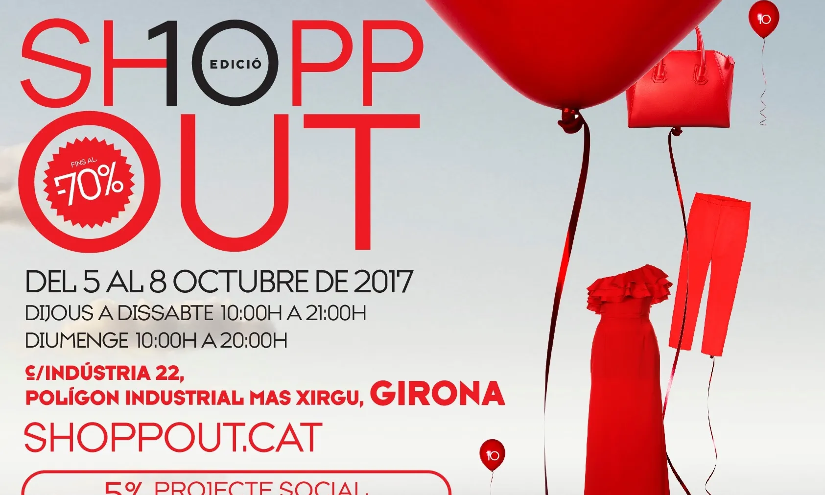 Cartell de la 10a edició del ShoppOut